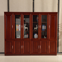 Li Fu New Assembly cabinet 4 layer furniture solid wood paint documents office cabinet bookcase file cabinet file cabinet file cabinet
