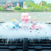 Car accessories fitted with deer car mounted parts car high-end fashion aromatherapy car decorative goddess