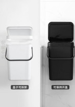 Toilet wall hanging wall garbage can wall hanging wall hanging small wall with cover bathroom toilet