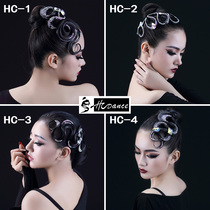 HCdance Latin Dance Competition Headwear Professional Latin Headwear Modern National Standard Performance Headwear Diamond HC1