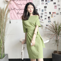 2021 spring clothing new womens fashion small man tall cold royal sister wind mature temperament with a high dress