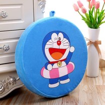 Round cushion student back cushion small cushion childrens home dining chair cushion cute 3d removable and washable simple cushion on the ground