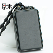 Jinghe Natural Xinjiang Hetian Jade Moor Jade Noodle Pendant Jade Pendant Jade Brand Jade Brand Jade Pei Necklace