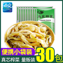 Fish Springs Delicious pressed vegetables 15g * 30 bags Students open up Fried Vegetable Bags LEFTOVER FOOD Small packings