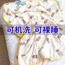 Childrens summer cool quilt air conditioning by summer thin quilt kindergarten cotton cotton summer quilt core can be machine washed