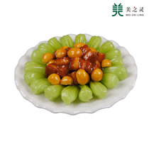 Simulation Xiangdish on behalf of the chestnut burning vegetable heart model showing the museum to show the food products mold restaurant to shoot props