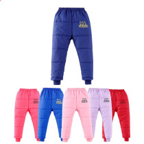 Girls plus velvet trousers golden velvet cotton pants Winter Childrens casual pants childrens casual pants