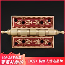 Armored copper full copper hinge custom 8 inch extended thick door hinge silent bearing loose leaf pure copper