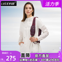  lackwar sunscreen clothing womens long summer thin windbreaker elastic sunscreen clothing womens outdoor water repellent skin clothing