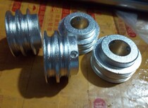 Aluminum alloy U groove double pulley Motor pulley diy lathe drilling machine unpowered spindle pulley 5 6 8 10