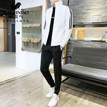  Rich bird 2020 spring and autumn new youth sportswear suit mens fashion trend comfortable Korean running mens clothing