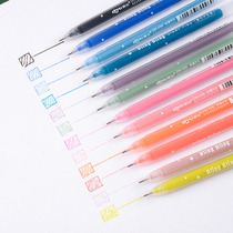 Not Class 1 Bright Color Gel Pen 0 5mm Students Use Creative Pen Korean Stationery Simple Handbook Pen