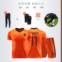 Dutch team football uniform national team home 11 Robben Jersey team uniform custom set men and women childrens seals