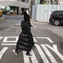  Special offer 2020 original custom childrens and girls  winter extended and thickened 90 velvet down jacket large skirt