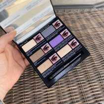 Box-free silk blue 6 color eye shadow shell small wear