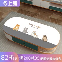 High-grade sense oval dining tablecloth living room home Net red pvc coffee table tablecloth waterproof and oil-proof disposable anti-hot thick