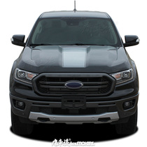 Suitable for Ford Ranger car stickers flower front hood Hood decoration modified car sticker film