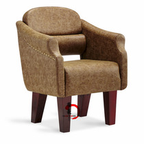 Simple barber salon hair chair Hair salon special hot dyeing chair High-grade barber chair leisure chair Solid wood hair chair