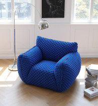 Blue Fat Sofa Italian Minimalist Living Room Lazy Sofa Personality Designer Net Red Casual Single Chair Bedroom