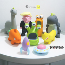 Q-Monster pet voice toys summer latex hydrophilic toys resistant to bite teeth dog toys