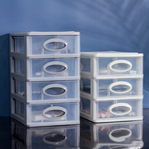 Cosmetics desk storage box Net Red desktop dust storage rack Office storage artifact Stationery storage box