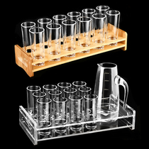 Bar KTV foreign wine glass wild glass glass glass cup one or two white glass wine glass wine wine dispenser storage rack set