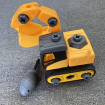 Assembled car assembly detachable disassembly and assembly engineering car toy children screw screwdriver boy puzzle hands-on set