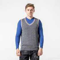 KD634 men and women all with spring autumn and winter thickness goat sweater 70% wool casual V collar sleeveless sweater vest