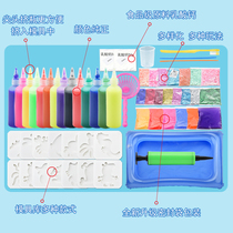 Full set of same eco-friendly glue color safety Crystal girl magic set set water baby toy diy water Elf