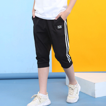 Boy Capri pants summer thin cotton baby horse pants tide childrens shorts summer boys sports middle pants