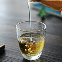 Glass kung fu tea with earthenware cup individual cup Japanese handmade heat-resistant Master Cup