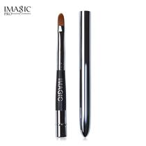 Cosmetic Makeup brush nylon hair lip brush professional beauty tool portable with clear Contour lip brush