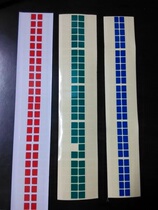 Mobile phone screen attached to separation ripping OCA optical adhesive tear polarized protective film easy to tear up red green flag stickers