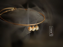 Hanfu accessories Collar May original ancient style Classical simple femininity Pearl necklace Cheongsam Ming accessories