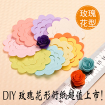 Flortype Perfunctori Handmade Rose Handmade Fold Paper Diy Roll Color Handmade Paper