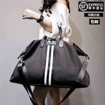 Business travel bag female portable Korean short-distance luggage bag bag large capacity clothing bag simple sports fitness bag tide