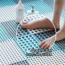 PVC thickened bathroom Bathroom non-slip mat Drain water mat Bath mat splicing bath household bath room