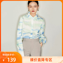 LILY Spring new womens dress percentily cotton temperament Zum with loose straight body shirt 120130C4622