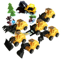 Excavator cake ornaments childrens toys engineering truck excavator bulldozer shovel truck creative cake decoration