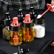 Seasoning Jar Suit Home Glass Sauce Bottle Jars Kitchen Accessories With Lid Sealed Salt Jar Zo stock Seasoning Box