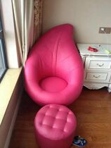 Creative bedroom lazy sofa single backrest balcony casual girl cute small sofa leaf cartoon chair