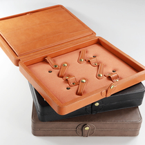 Bearing scissors accessories storage box hairdresser hair stylist tool luggage barber shop thin knife and scissors portable folding box
