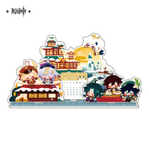 (Original God)Mingxiao theme series Acrylic scene Desk calendar Notes Collection Original God surrounding Genshin