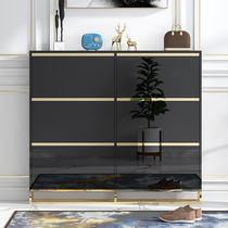 Light luxury ultra-thin shoe cabinet home door large capacity simple modern 17cm tipping bucket saving space entrance narrow porch cabinet