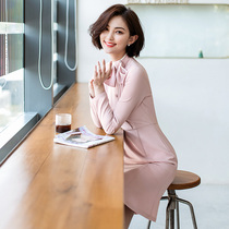 Professional dress fashion temperament elegant bag hip fish tail slim spring summer OL goddess overalls high-end ladies