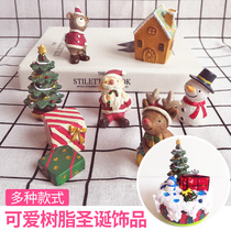 Christmas resin accessories kill time handmade diy decoration material for kindergarten children paste