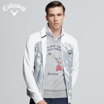 Callaway Callaway Golf Men Mens Autumn and Winter Casual Windproof Coats Knitted Patchwork Clothes