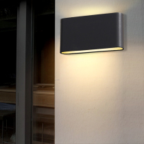 Led wall lamp Waterproof outdoor wall lamp Up and down luminous spot light Creative outdoor wall lamp Bedroom bedside lamp Stair lamp