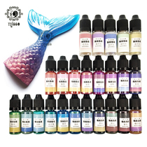 miss small morning diy crystal drop glue uv resin glue 2nd generation polarized color finer 24 color human fish Ji stars empty essence