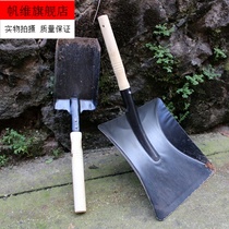 Small iron shovel gardening shovel charcoal shovel Fill coal shovel iron shovel small square shovel flat shovel flat shovel pet to shovel garden tools